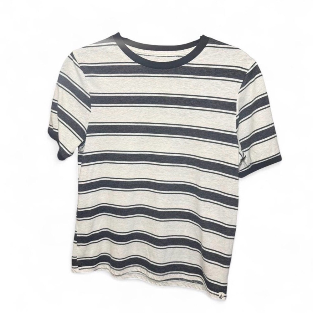 Volcom Stone Row Black and White Tee